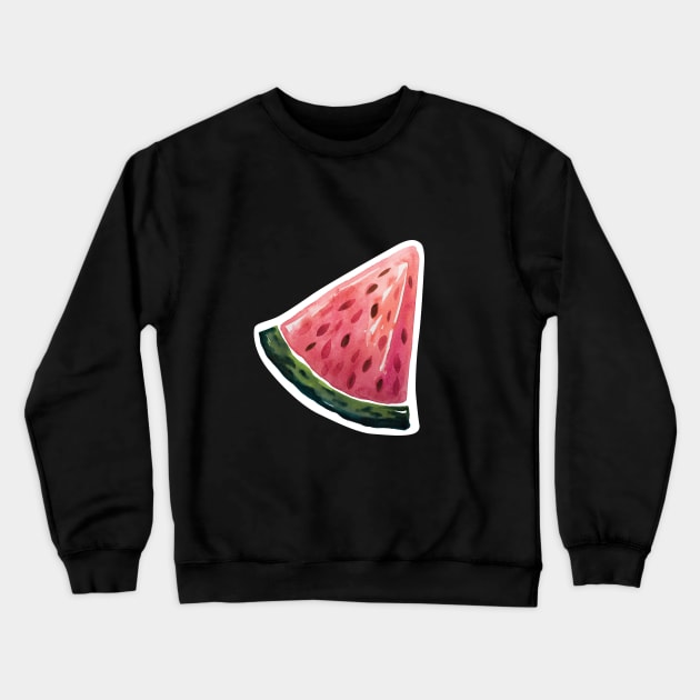 Watermelon juicy slice Crewneck Sweatshirt by IngaDesign